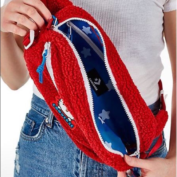 converse hello kitty fanny pack